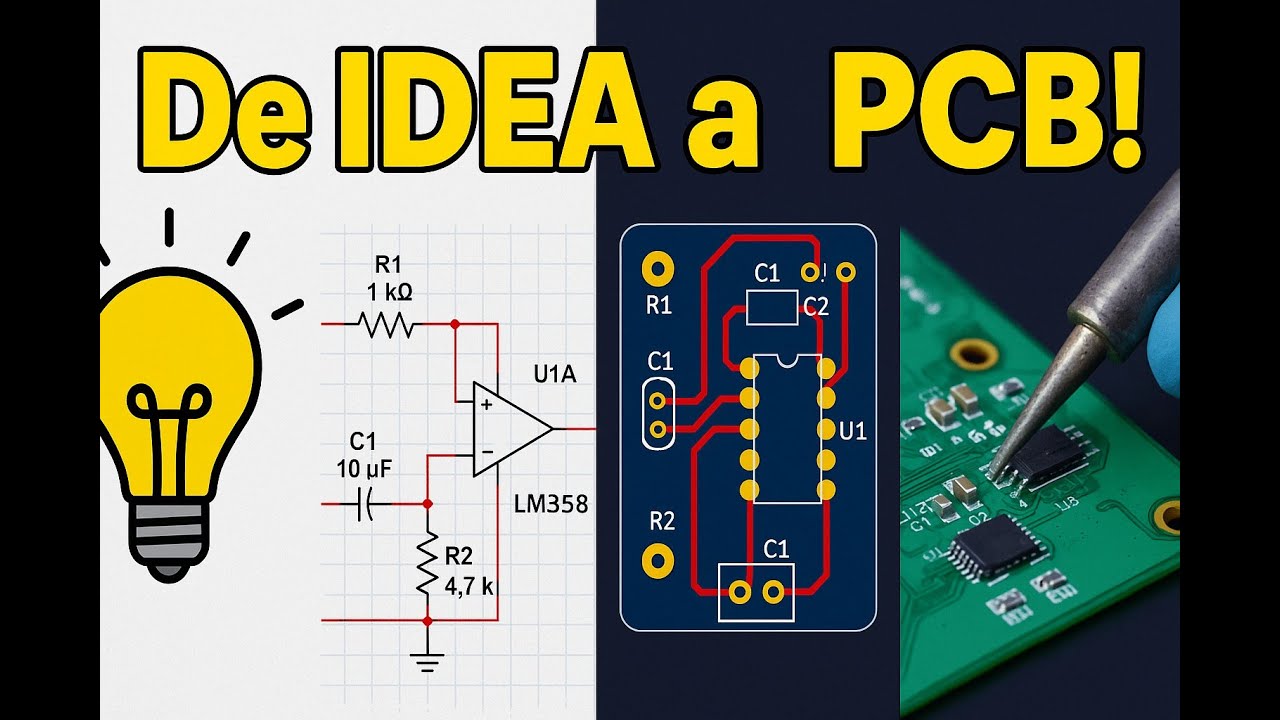 Diseña y Fabrica tu Propia PCB Desde la Idea hasta el Ensamblaje Final PCB