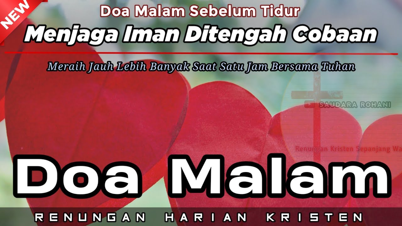Renungan Malam Kristen - Doa Malam - Suara Injil - Pohon Kehidupan Terbaru - Renungan Malam Katolik