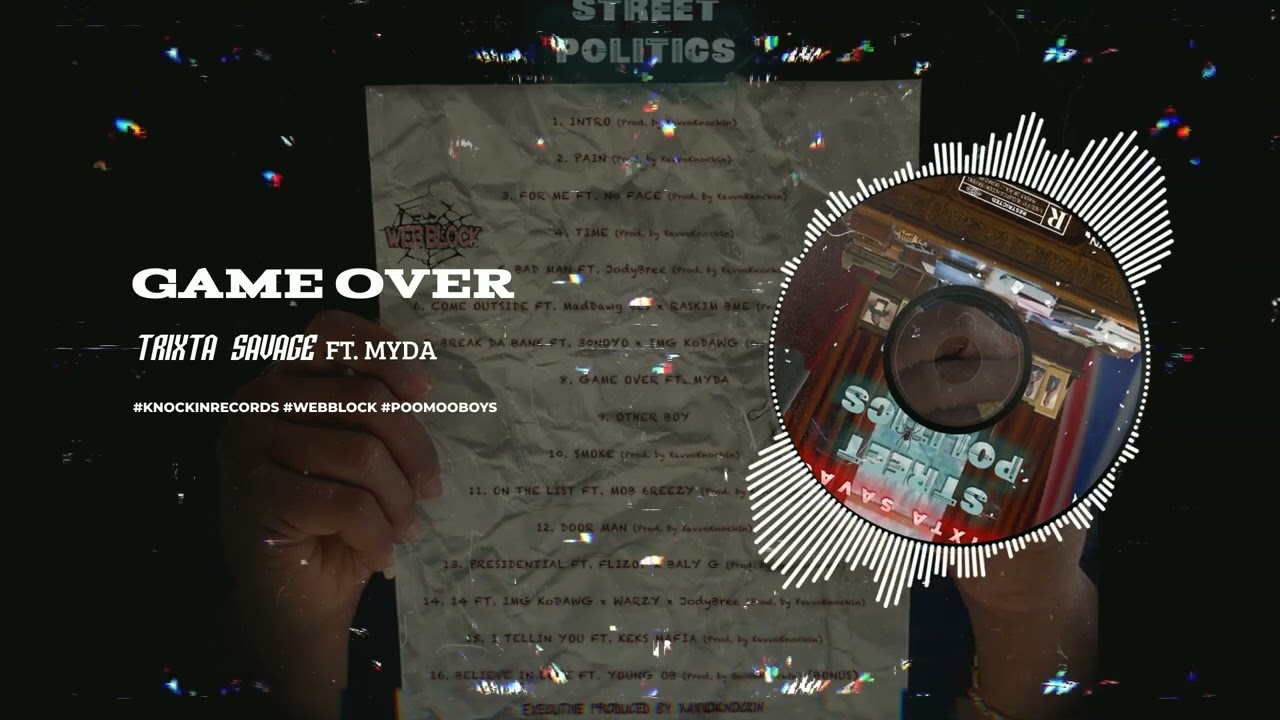 Trixta Savage - Game Over ft. Myda (Official Visualizer)