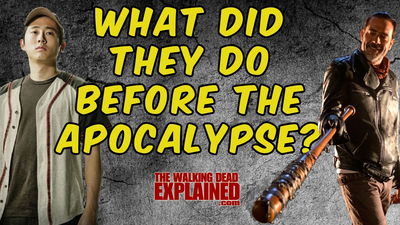 What they did before the Zombie Apocalypse - The Walking Dead