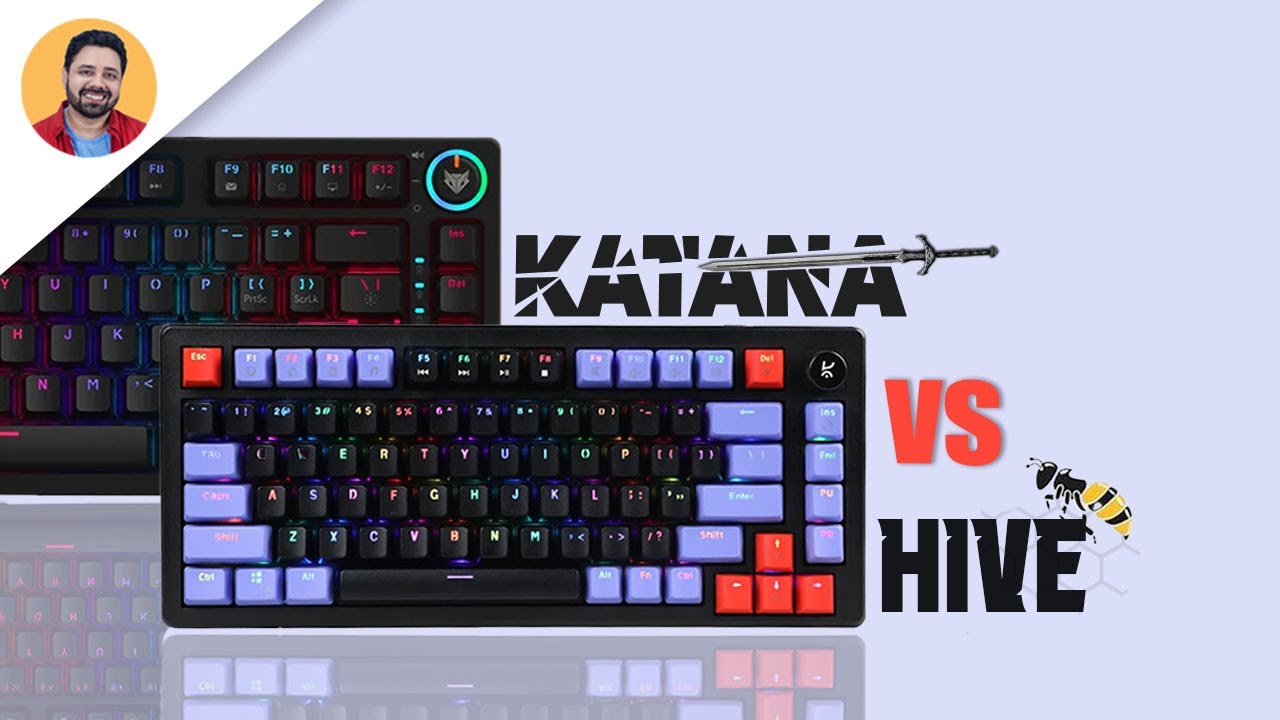 Kreo Hive / Hive 98 Vs Evo Fox Katana and Katana X | Best Gaming Keyboard with Dial Knob Comparision