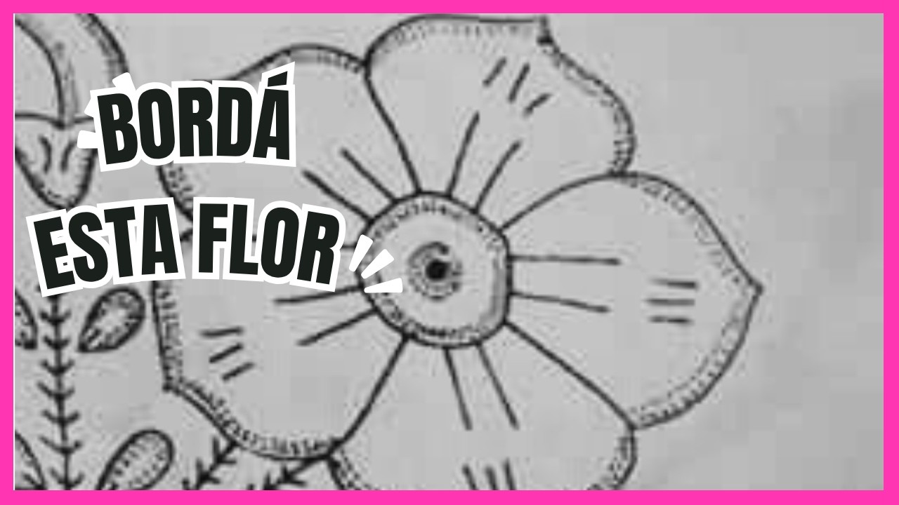 🌸 ¡La Puntada para Bordar Flores que Todas en HONDURAS Deben Conocer!🌺🇭🇳🧵 @MemaBordados 🌸