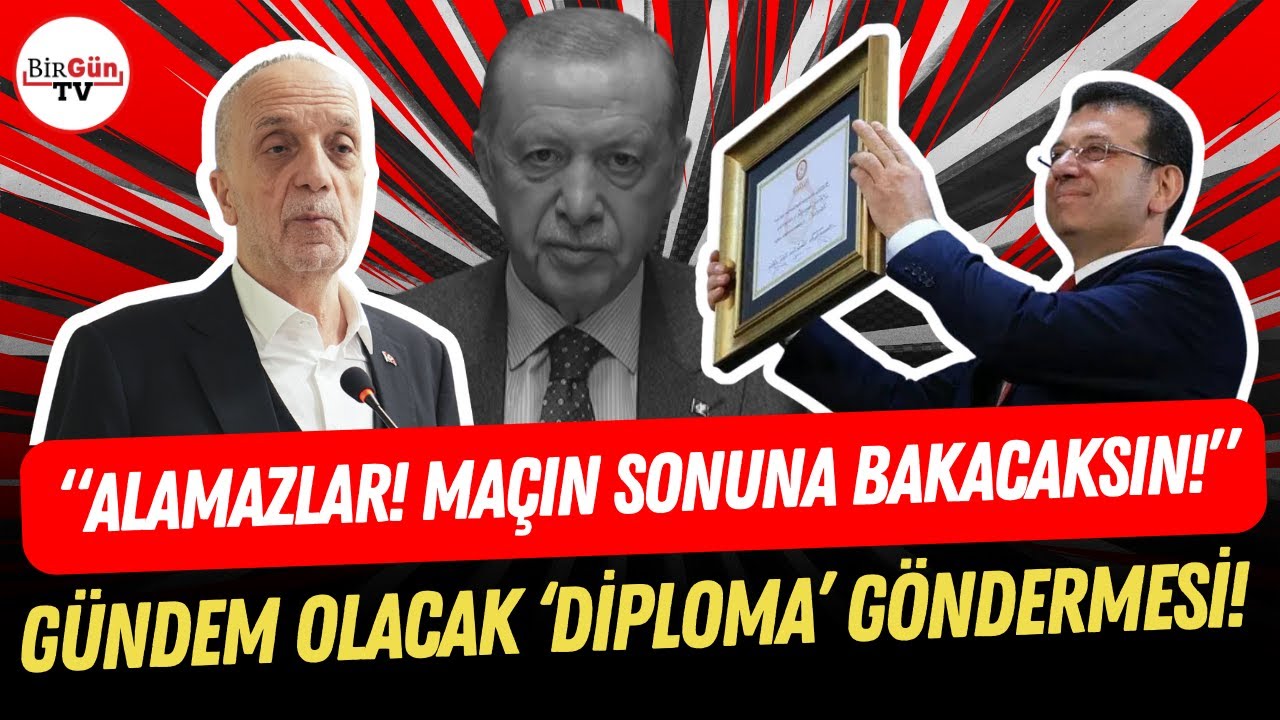 Ergün Atalay’dan ‘İmamoğlu’nun diploma iptaline’ gönderme: “ALAMAZLAR! MAÇIN SONUNA BAKACAKSIN!”