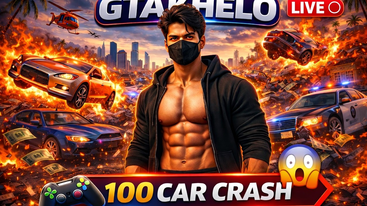 🔴 LIVE - GTA V 100 - SUPER CAR CRASH CHALLENGE 🚗💥 Racing & Chill Stream #gta5 #gtav #gaming