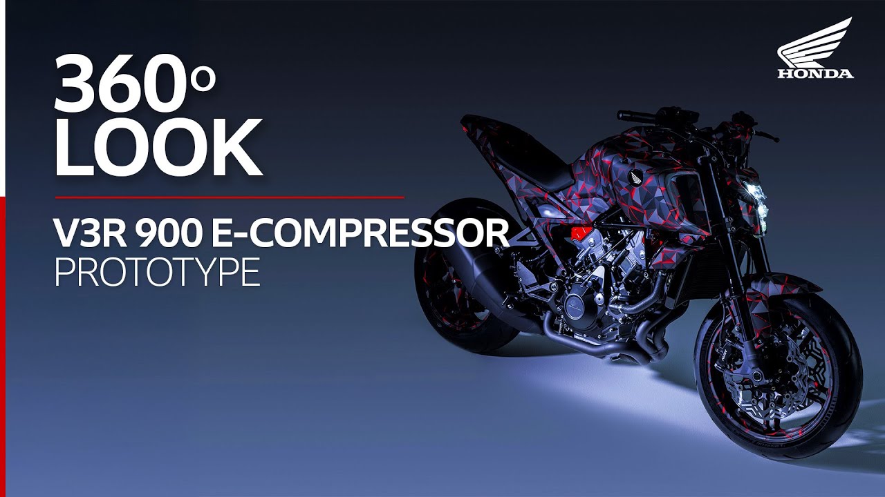 2026 V3R 900 E-Compressor Prototype 360&ordm; Look | Honda Motorcycles