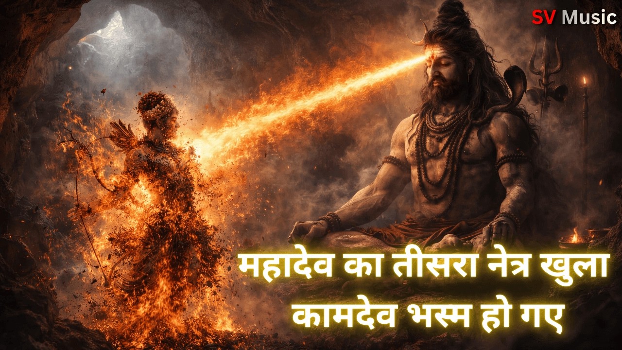 कामदेव भस्म कथा | जब महादेव का तीसरा नेत्र खुला | Shivratri Special Bhajan | SV Music (Bhakti)