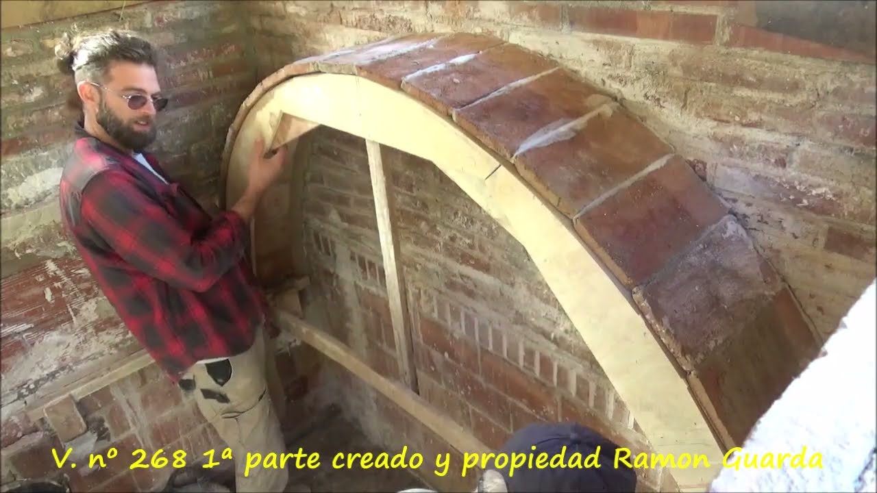Cómo hacer la primera capa o sencillado para bóveda de cañón vídeo nº 268 1ªparte