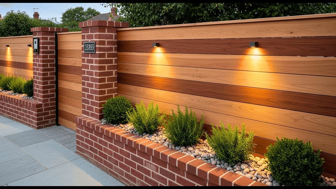 Modern Front Yard Fence Ideas 2025| Transform Curb Appeal with Sleek Designs, Materials & DIY Tricks