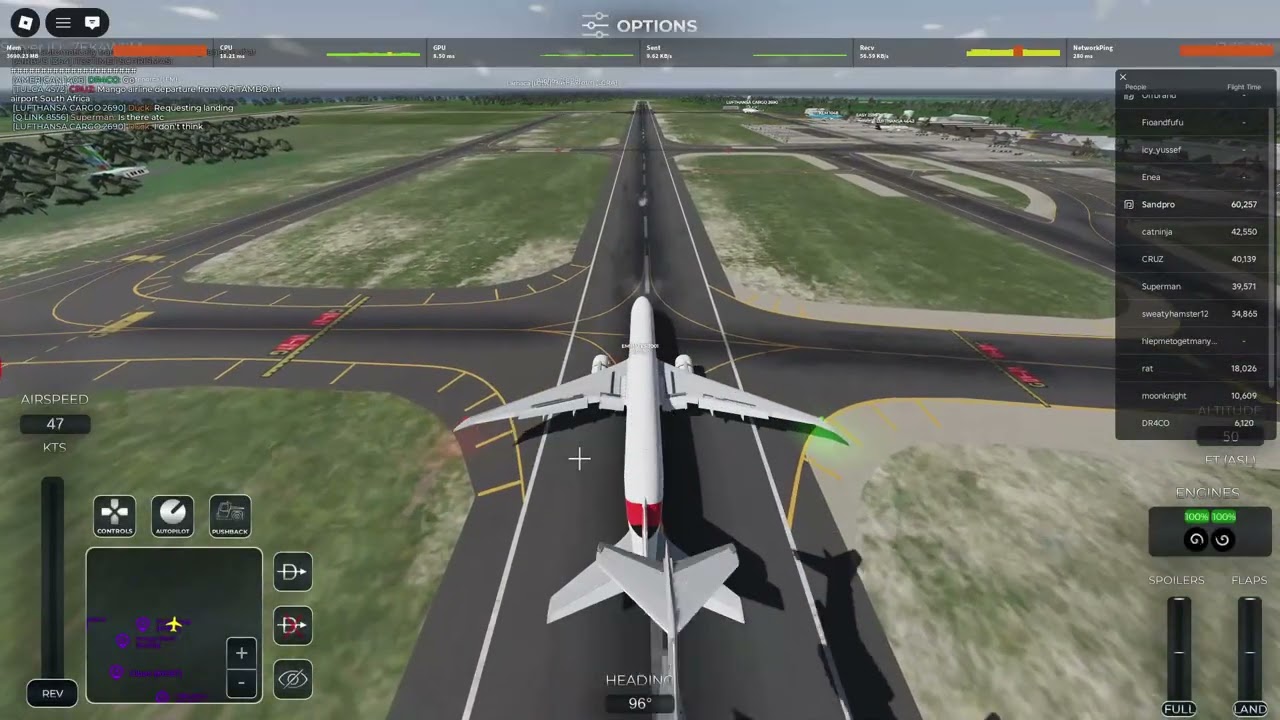 project flight smooth landing