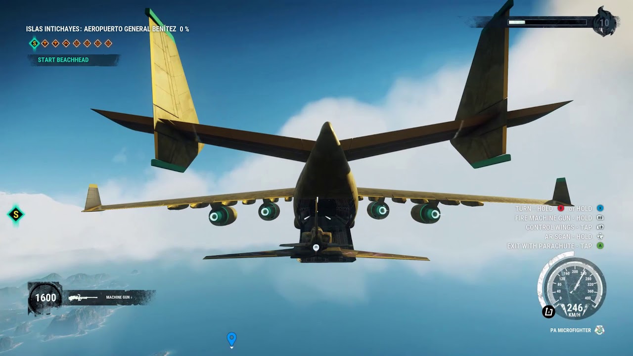 Just Cause 4 - Takeoff And Landing From Cargo Plane