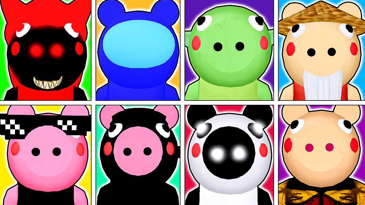 ROBLOX PIGGY *NEW* FIND THE PIGGY MORPHS! (ALL NEW PIGGIES UNLOCKED!)