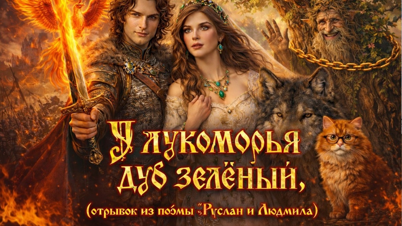 У Лукоморья Дуб Зелёный 🌿 Сказки Пушкина | Фэнтези Хор & Эпическая Атмосфера