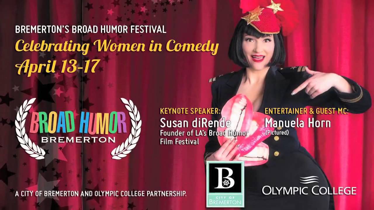 Broad Humor Festival 2016  Promo w  host Manuela Horn