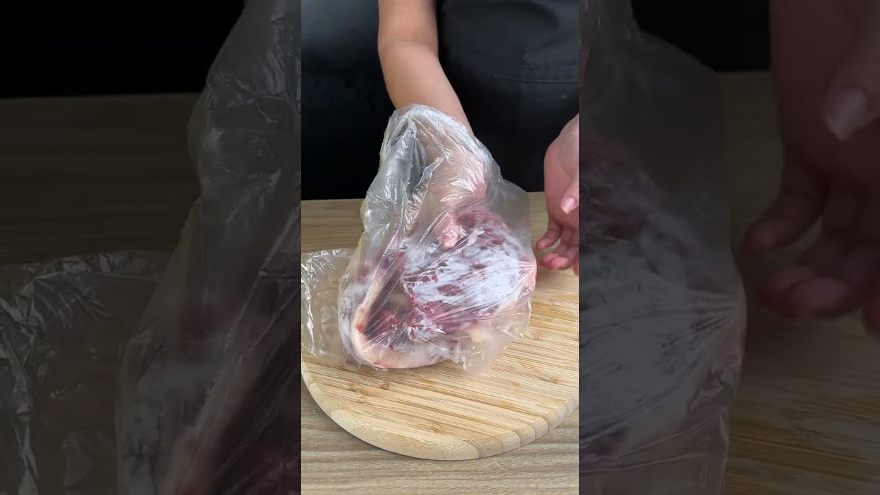 &iexcl;El chef del restaurante revel&oacute; el secreto! (La carne se descongela en 5 minutos)