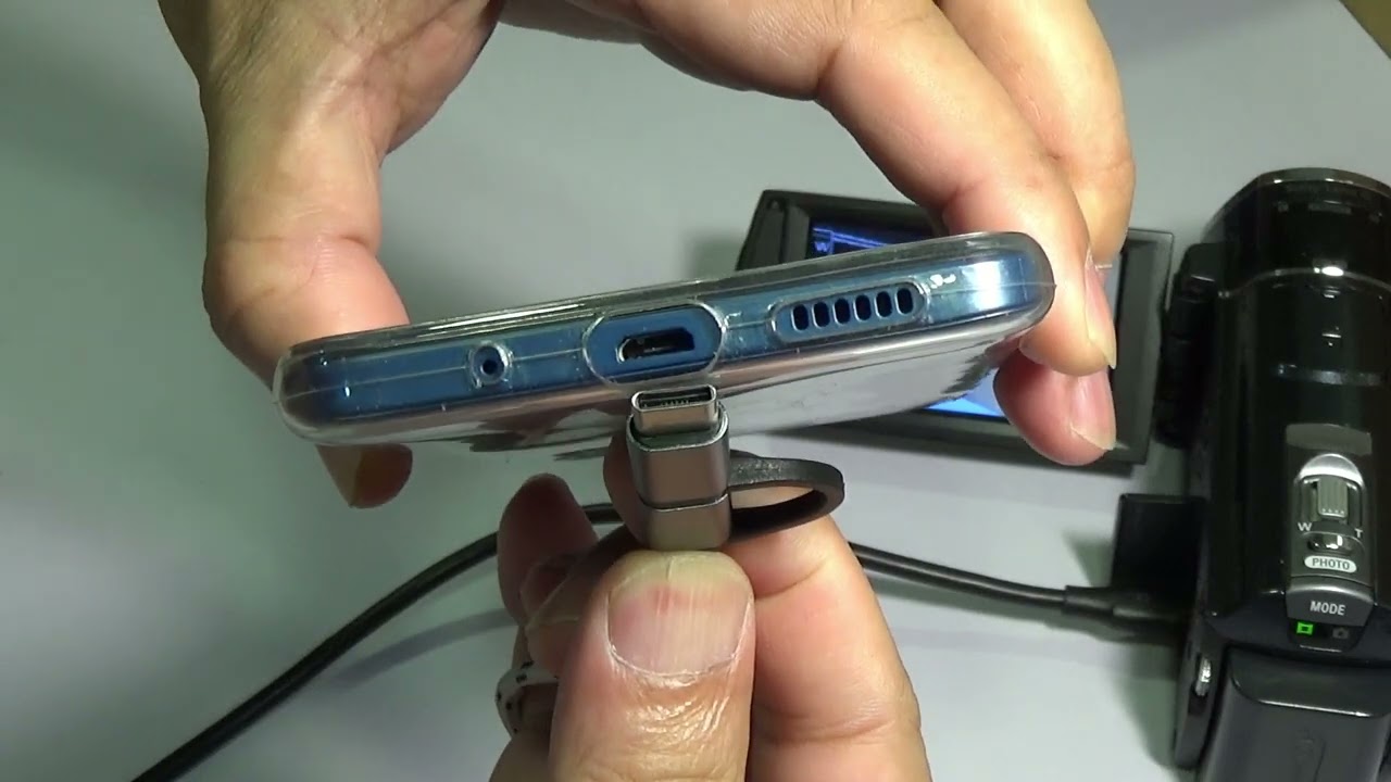 Cách chuyển video từ máy quay sang điện thoại thông qua cáp OTG