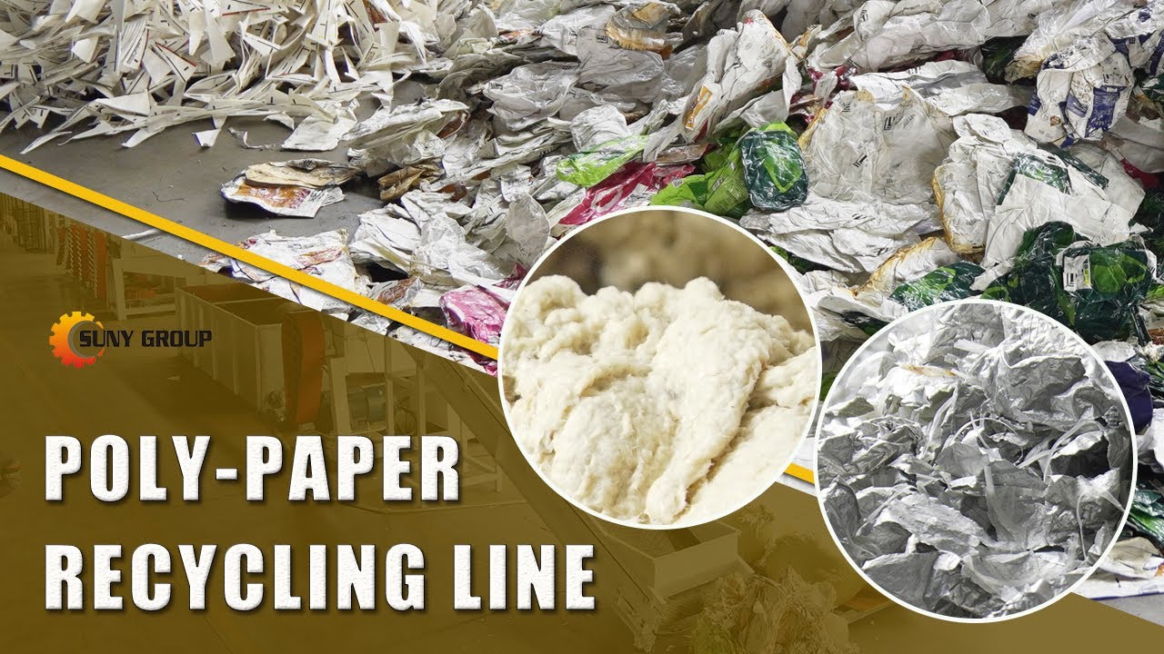 Poly-Paper Recycling Line | Paper Plastic Sorting Equipment