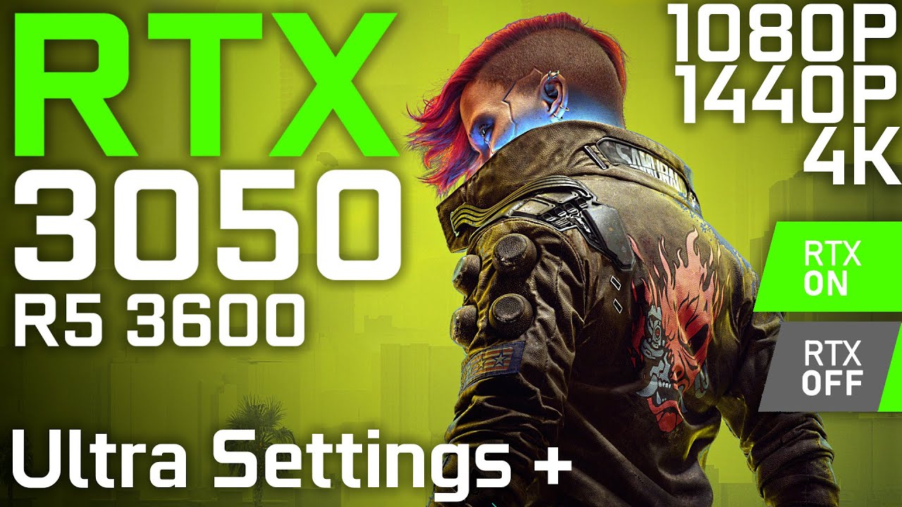 Cyberpunk 2077 - Patch 1.5 | RTX 3050 + Ryzen 5 3600 | Ray Tracing | DLSS 2.0 | 1080p 1440p 4K