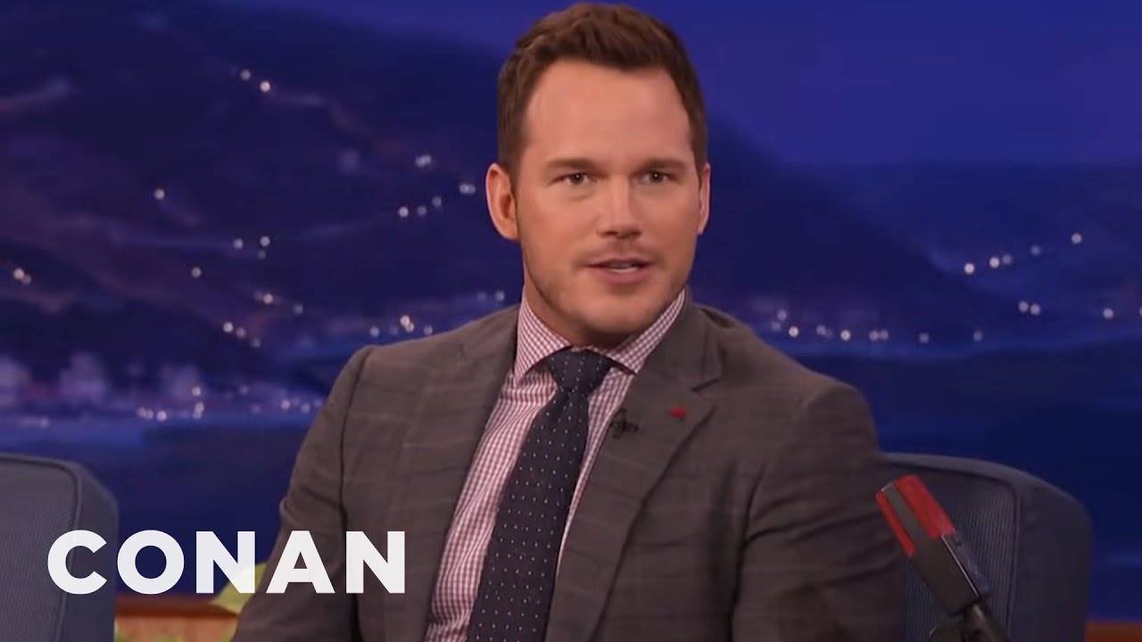 Chris Pratt Sends Nick Offerman And Adam Scott Photos Of His Poop | CONAN on TBS