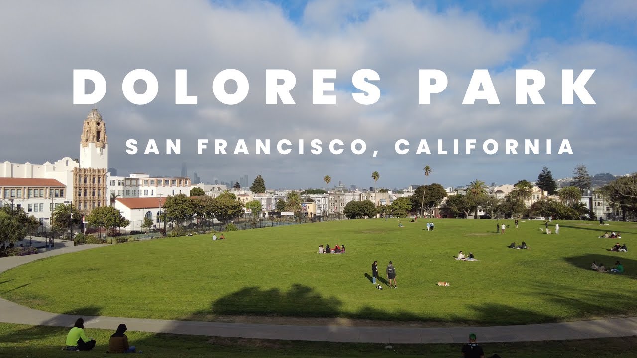 [4K] Walking DOLORES PARK & Dolores Heights Neighborhood, San Francisco, California