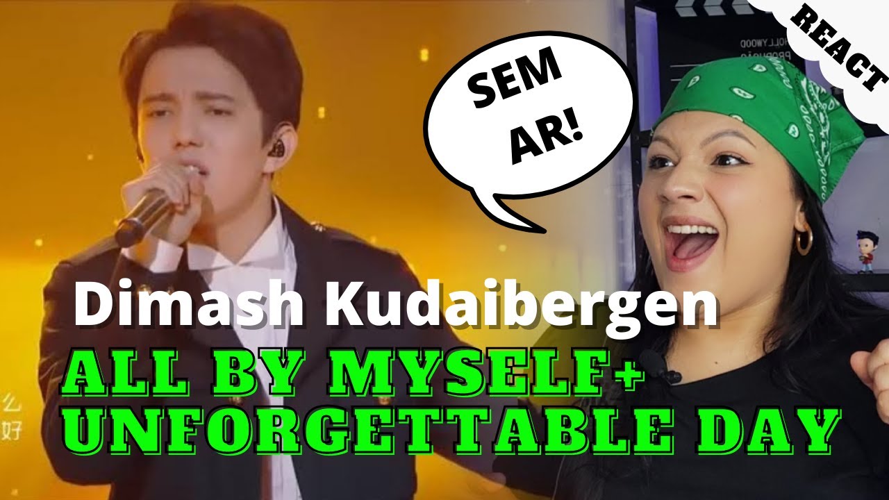 VOCAL COACH REAGE À DIMASH KUDAIBERGEN- All By Myself + Unforgettable day. Reação React Reagindo