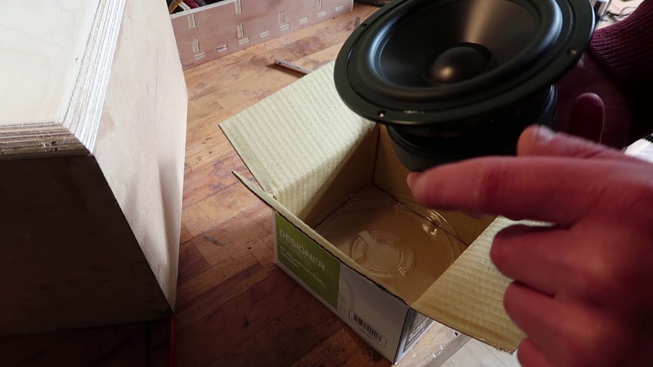 Mini Montor revival Part 7 - Replacing Dayton DS135 for DSA135 woofer