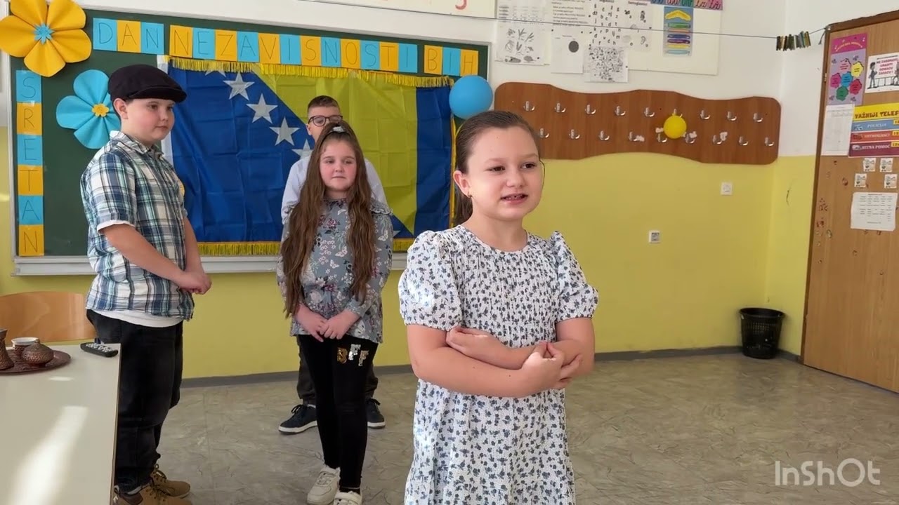 Igrokaz Bosna nije od jučer - učenici 3.razreda Područne škole 