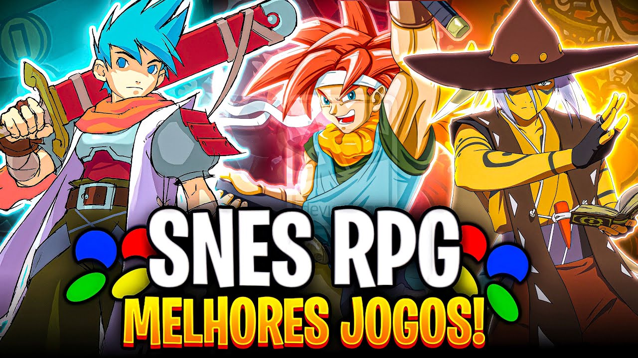 Os 15 MELHORES JOGOS de RPG para SUPER NINTENDO (SNES)