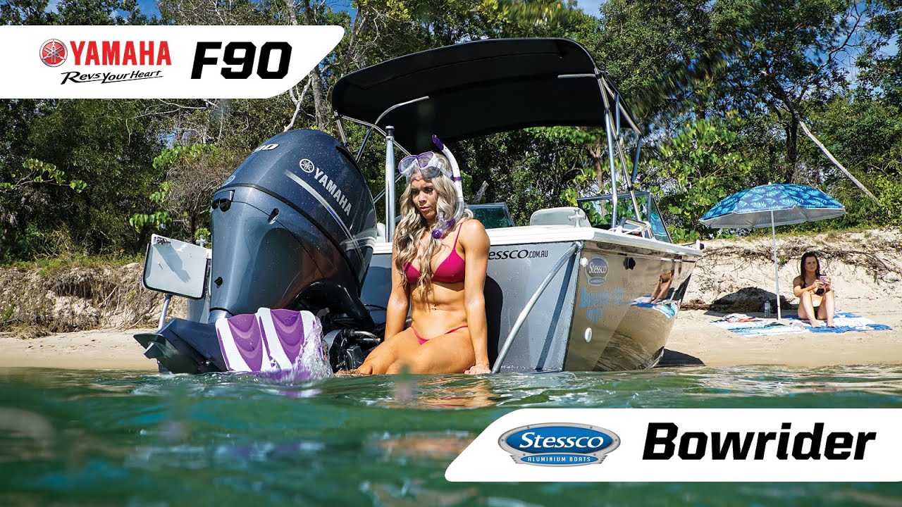 Stessco Bowrider Powered By Yamaha F90 Four-Stroke Outboard