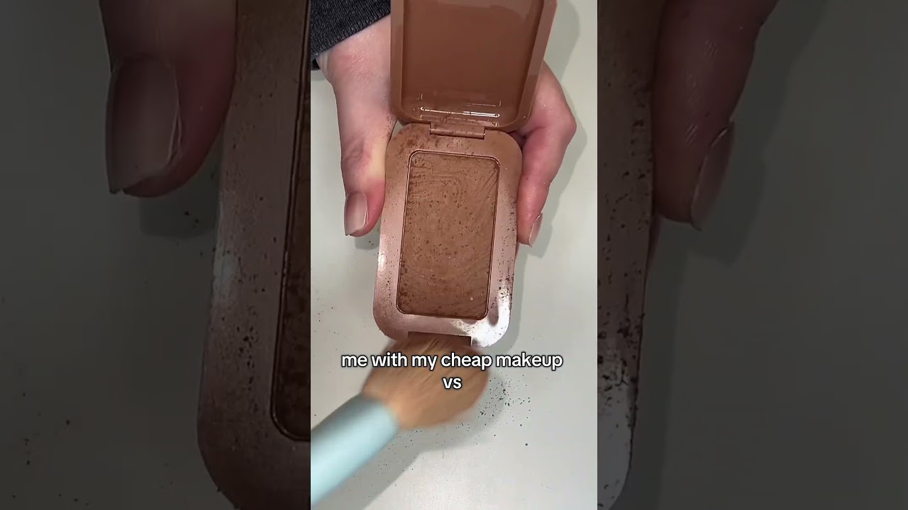 me with cheap VS expensive makeup #cheapmakeup #expensivemakeup #luxurymakeup #makeupdestruction