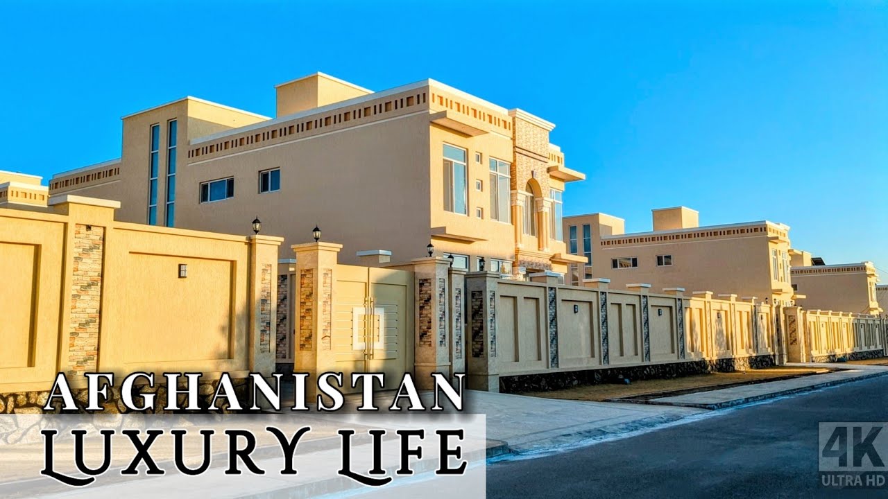 Afghanistan Luxury Real Estate || Walking Through Kandahar Luxury Places 4K Ultra HDR 2025 🇦🇫