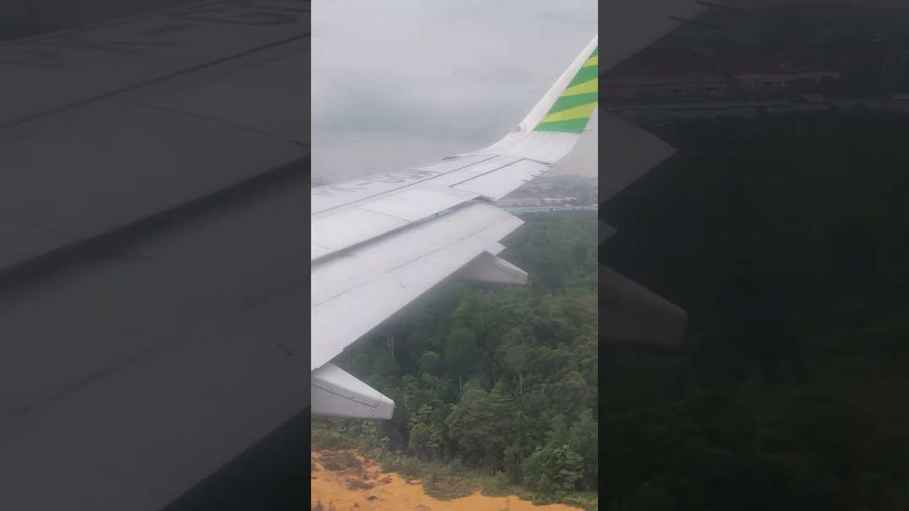 Proset mendarat pesawat Citilink di bandara hang Nadim Batam 