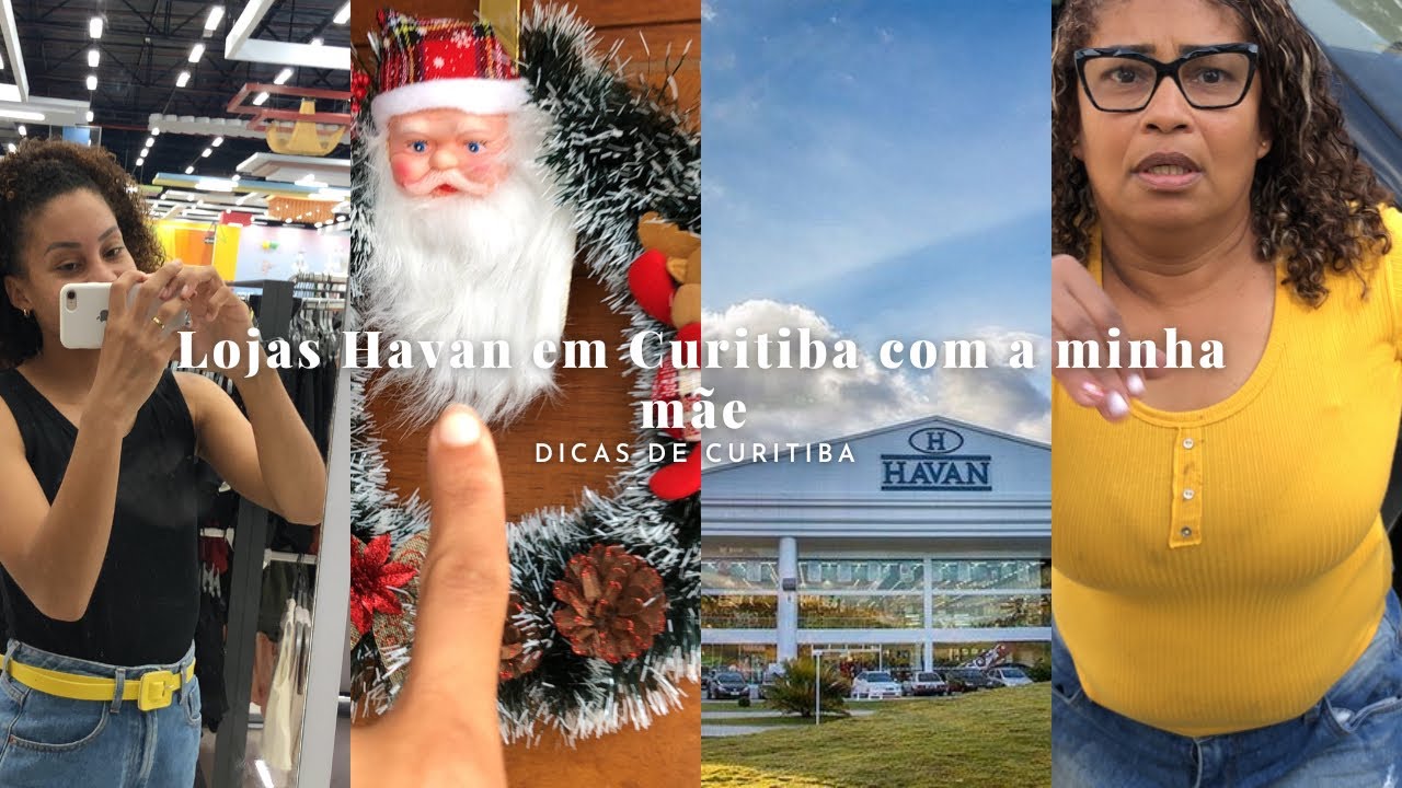 VLOG| UM DIA COM A FAMÍLIA EM CURITIBA | lojas Havan | comprinhas | enfeites de natal | casa da mãe✨