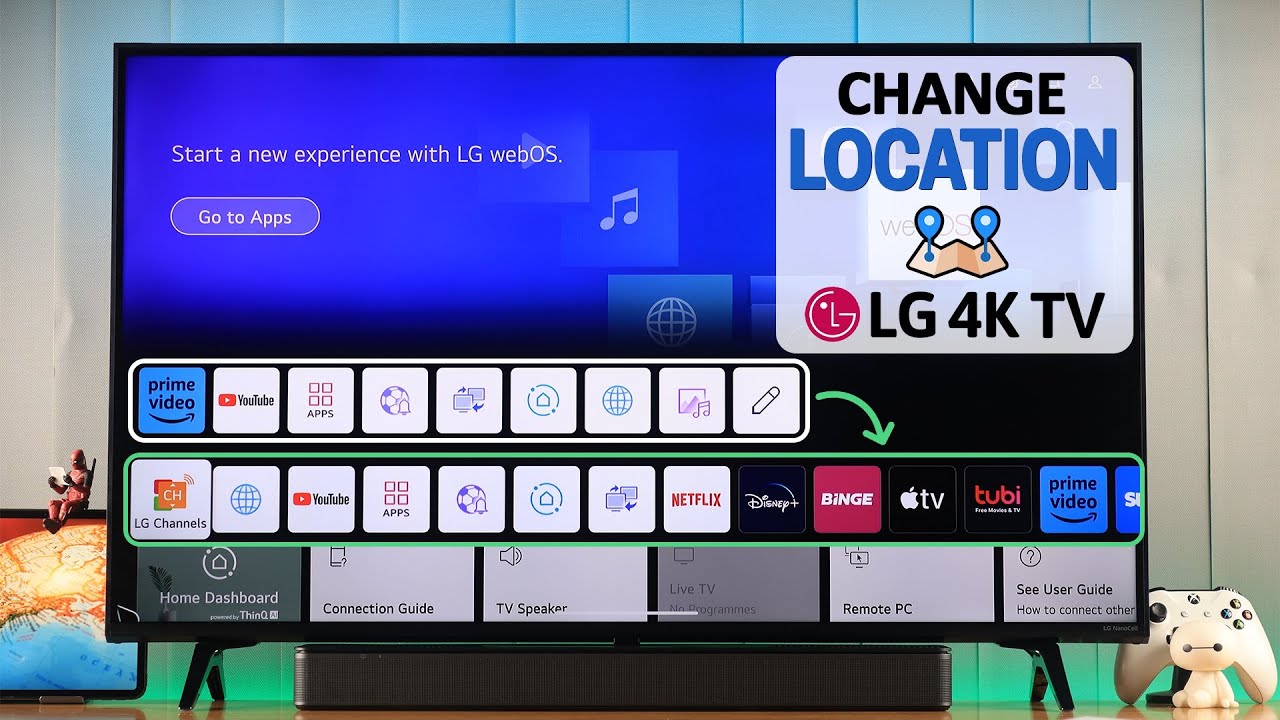 LG Smart TV: как изменить местоположение для установки дополнительных приложений! [Страна обслужи...