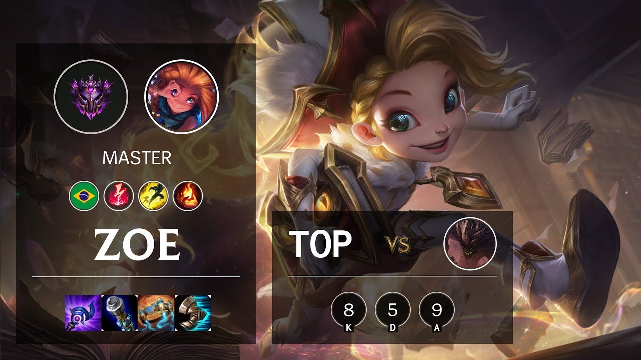 Zoe Top vs Malphite - BR Master Patch 10.16