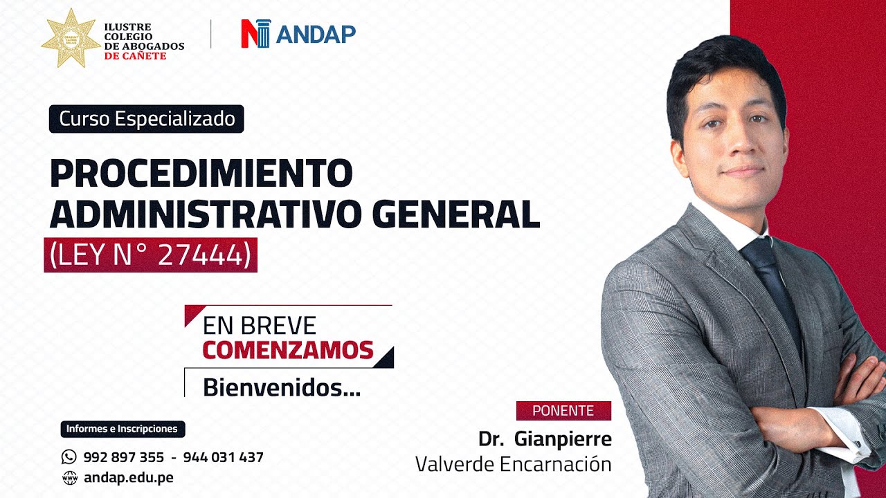 TUO DE LA LEY N° 27444 - PROCEDIMIENTO ADMINISTRATIVO GENERAL
