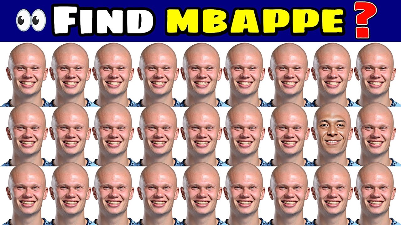 👀 Can You Find Mbappe Within 5 Second ? 🤯 Football Quiz Challenge 2026 