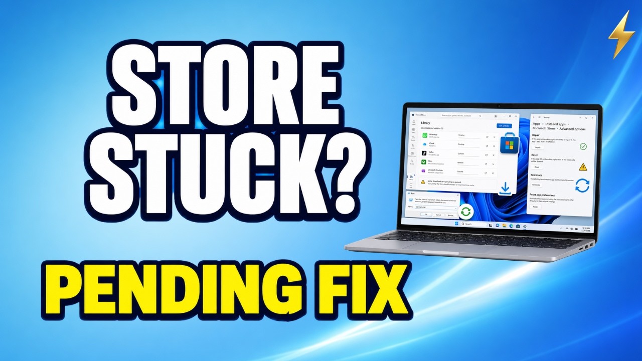 Microsoft Store Download Stuck on Pending? Fix Queue, Cache & Sign-In