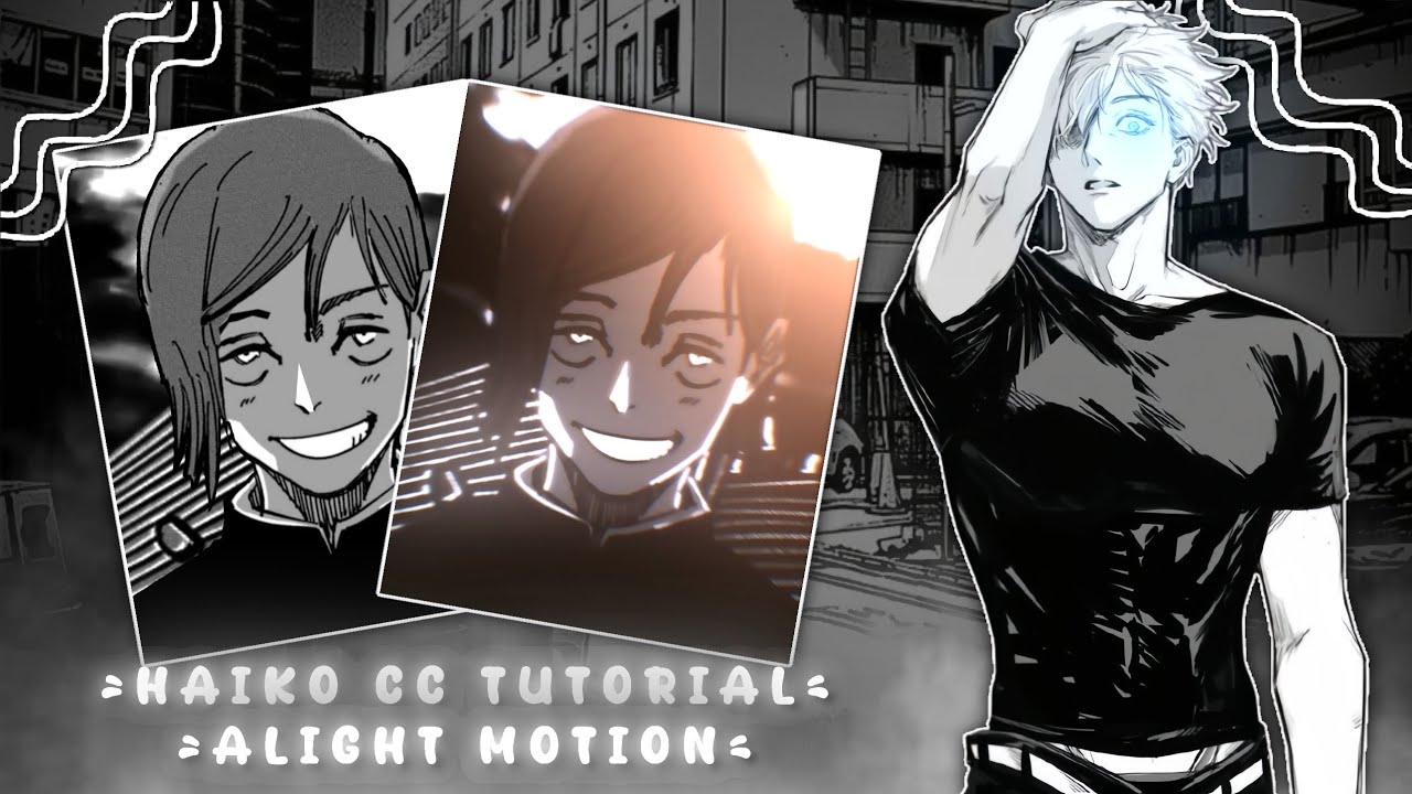 Haiko Manga Cc Tutorial Alight Motion 🐐🔥 || (+Free Preset) || #anime #alightmotion #tutorial