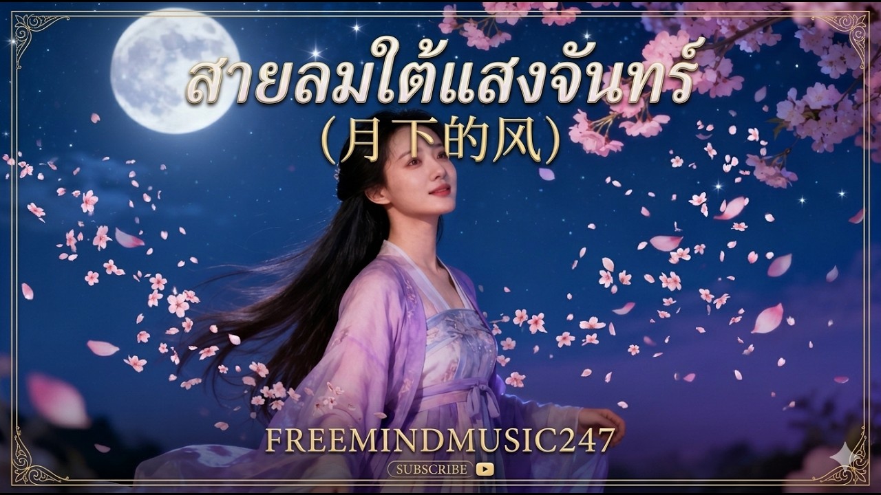 สายลมใต้แสงจันทร์ (月下的风) - By Freemindmusic247 [Official lyric video]