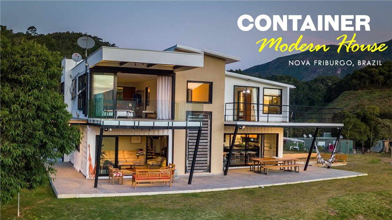 Stunning Shipping Container House in Nova Friburgo, Brazil