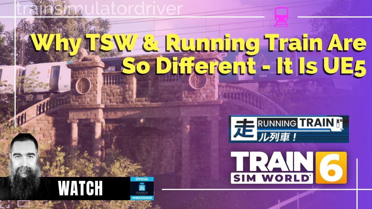 Why Running Train Looks Better Than Train Sim World (It&rsquo;s Not Just Unreal 5!)