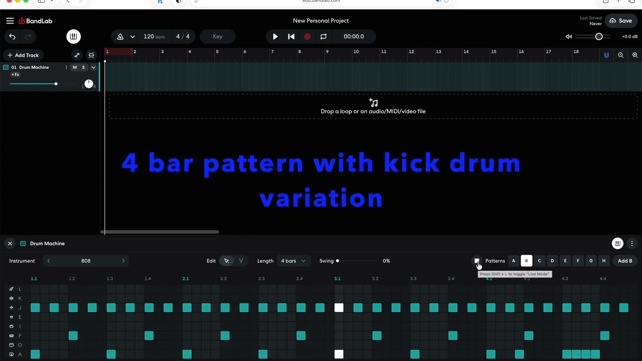 BandLab Basics - Creating Drum Beats