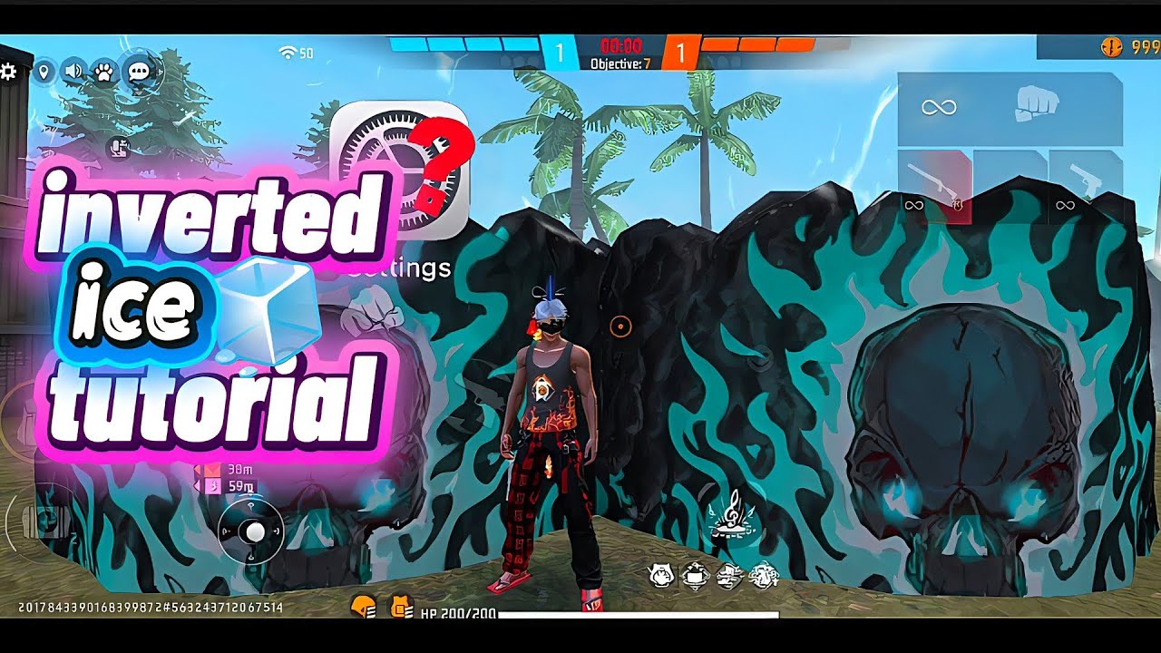 Inverted ice tutorial 🧊 #freefire #highlight #freestyle #shortsfreefire