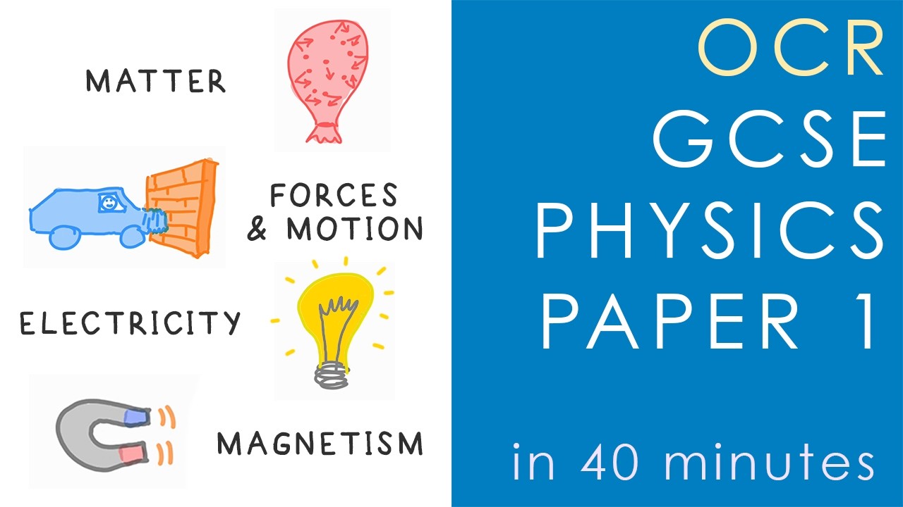 Вся программа GCSE по физике (OCR, Paper 1) за 40 минут &mdash; повторение (Gateway)