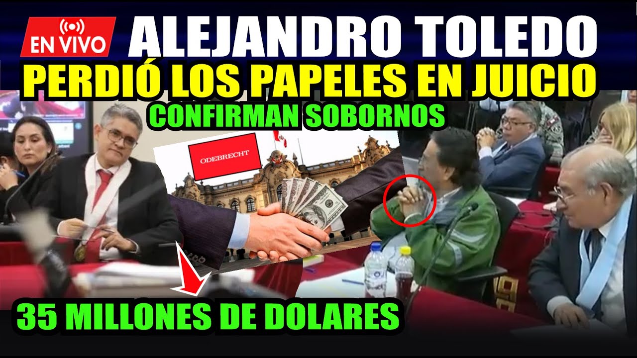 Fiscal PEREZ 🚨Afirma que Alejandro Toledo cobró US$ 35 millones para favorecer a Odebrecht