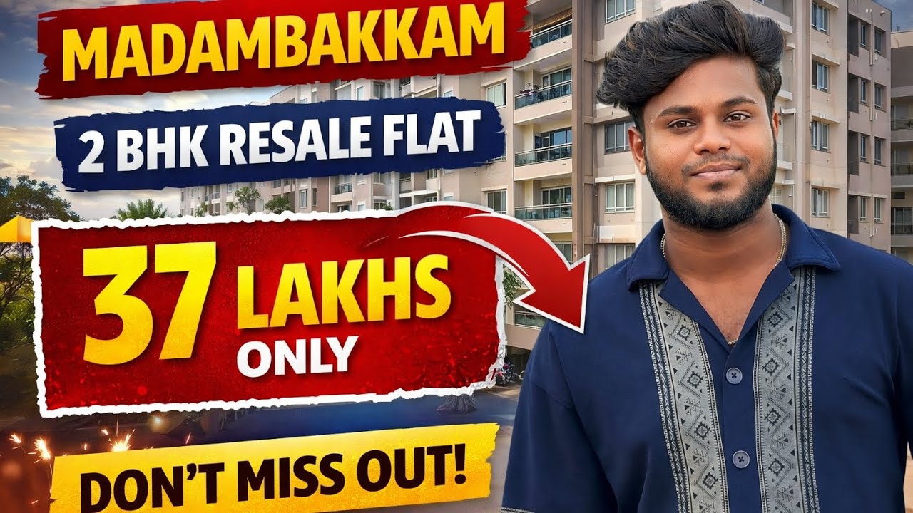 ID:411 🏡 Madambakkam – Budget Friendly 2BHK Resale Flat | Near Kozhipannai Bus stop