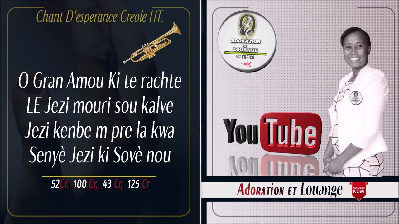 O! gran lanmou ki te rachte m #125 Senyè Jezi ki Sovè nou, . [ Sr MIRLANDE M. ] ADO LOUANGE