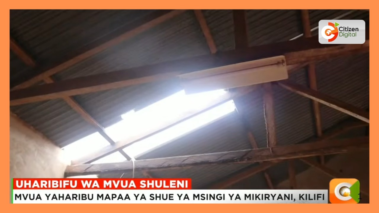 Wakaazi wa Kilifi wanaomba wahisani kurekebisha mapaa ya shule ya Mirikryani