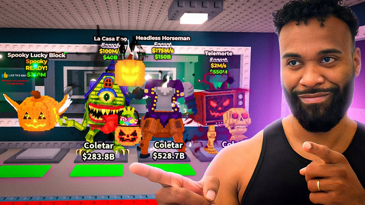 USEI OS PETS MAIS RAROS PRA CRAFTAR OS NOVOS BRAINROTS DE HALLOWEEN