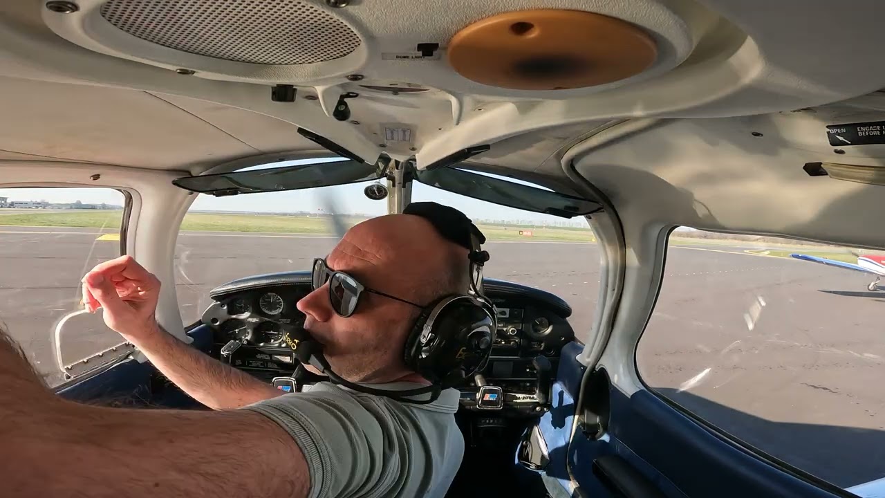 VFR Lelystad naar Hoogeveen (EHLE EHHO ATC 7-3-25 4K)